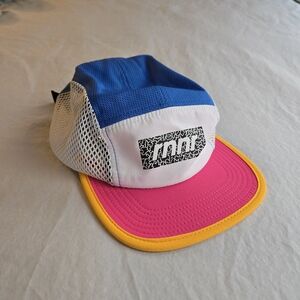 Rnnr Unicorn Distance Running Hat Colorful Mesh Cap with Pink and Blue 90s Y2K